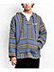 Your Highness Hempleaf Blue & Grey Baja Hoodie - Thumbnail image 2 of 4