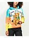 Your Highness High In The Sky Blue, Orange & White Tie Dye Hoodie - Thumbnail image 1 of 4