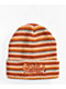 Your Highness In The Groove Red & Orange Stripe Beanie - Thumbnail image 1 of 2