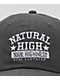 Your Highness Natural High Grey Strapback Hat - Thumbnail image 3 of 4