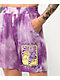 Your Highness Nowhere To Go Purple Tie Dye Shorts - Thumbnail image 4 of 4