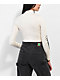 Your Highness Plant Network Off White Long Sleeve Crop Top