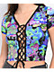 Your Highness Ruckus Print Crop Top