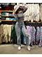 Your Highness Scheming Waffles Grey Crop Long Sleeve T-Shirt - Thumbnail image 5 of 5
