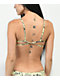 Your Highness Scribble Yellow Bandeau Bikini Top