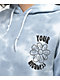 Your Highness Wake & Bake Blue Tie Dye Hoodie