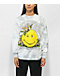 Your Highness x Dazed And Confused Dazed and Blazed Grey Tie Dye Long Sleeve T-Shirt - Thumbnail image 1 of 4