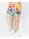 Your Highness x Dazed and Confused Emporium Blue & Orange Tie Dye Sweat Shorts