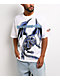 Yu-Gi-Oh! Blue Eyes White Dragon Rhinestone White T-Shirt - Thumbnail image 1 of 4