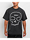 Zero Big Skull Black Wash T-Shirt - Thumbnail image 1 of 4