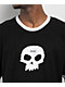 Zero Single Skull Ringer Black T-Shirt - Thumbnail image 2 of 3