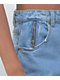 Ziggy Carrot High Waisted Light Wash Blue Denim Mom Jeans - Thumbnail image 4 of 4