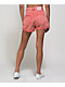 Ziggy Hi & Loose Acid Wash Pink Denim Shorts