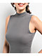 Zine Autumn Grey Bodycon Dress - Thumbnail image 3 of 4