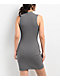 Zine Autumn Grey Bodycon Dress - Thumbnail image 2 of 4