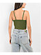 Zine Berry Green Crop Tank Top - Thumbnail image 2 of 2