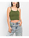 Zine Berry Green Crop Tank Top - Thumbnail image 1 of 2