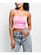Zine Berry Pink Crop Tank Top - Thumbnail image 1 of 4