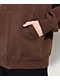 Zine Brown Zip Hoodie - Thumbnail image 3 of 3