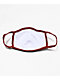 Zine Burgundy Face Mask