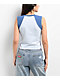 Zine Charlie Blue Raglan Tank Top - Thumbnail image 2 of 3
