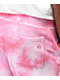 Zine Cover Overcast Pink Tie Dye Jogger Sweatpants