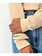 Zine Ellis Natural Thermal Crop Hoodie