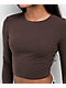 Zine Havanna Java Buckle Long Sleeve Crop T-Shirt - Thumbnail image 3 of 3