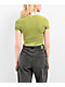 Zine Irina Green Wash Crop T-Shirt - Thumbnail image 2 of 3