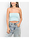 Zine Jane Blue Tube Top - Thumbnail image 1 of 2