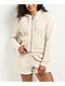 Zine Jones Oatmeal Waffle Zip Hoodie - Thumbnail image 1 of 4