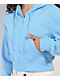 Zine Kya Blue Crop Zip Hoodie - Thumbnail image 3 of 3