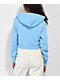 Zine Kya Blue Crop Zip Hoodie - Thumbnail image 2 of 3