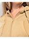 Zine Kya Brown Crop Zip Hoodie - Thumbnail image 3 of 3