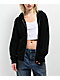 Zine Marusso Black Thermal Oversized Zip Hoodie - Thumbnail image 1 of 4