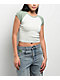 Zine Pammie Green Crop Raglan T-Shirt - Thumbnail image 1 of 3