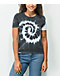 Zine Phinney Black & White Tie Dye Crop T-Shirt
