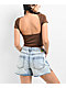 Zine Rita Carafe Open Back Crop T-Shirt - Thumbnail image 2 of 3