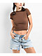 Zine Rita Carafe Open Back Crop T-Shirt - Thumbnail image 1 of 3