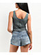 Zine Rowan Balsam Green Crop Tank Top - Thumbnail image 2 of 3