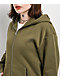 Zine Russo Olive Zip Hoodie - Thumbnail image 4 of 4