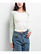 Zine Sam Tofu & Aqua Raglan Long Sleeve Crop T-Shirt - Thumbnail image 1 of 2