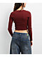 Zine Shiloh Andorra Long Sleeve Crop T-Shirt - Thumbnail image 2 of 3