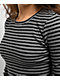 Zine Shiloh Black Long Sleeve Crop T-Shirt - Thumbnail image 3 of 4