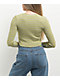 Zine Shiloh Sage Long Sleeve Crop T-Shirt - Thumbnail image 2 of 3