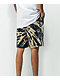 Zine Silas Incense Tan & Black Tie Dye Sweat Shorts - Thumbnail image 3 of 5