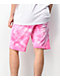 Zine Silas Pink & White Tie Dye Sweat Shorts - Thumbnail image 4 of 4