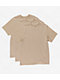 Zine Solid Tan 3-Pack T-Shirt - Thumbnail image 1 of 3