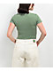 Zine Stacey Green Lettuce Crop T-Shirt - Thumbnail image 2 of 3