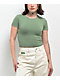Zine Stacey Green Lettuce Crop T-Shirt - Thumbnail image 1 of 3